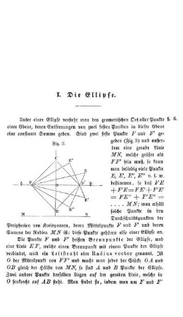 I. Die Ellipse.