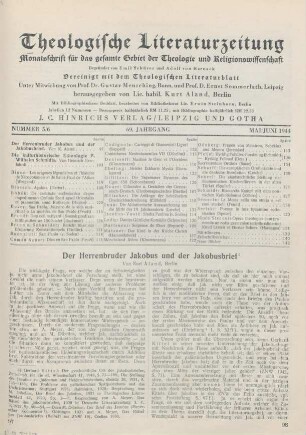 97-104 Der Herrenbruder Jakobus und der Jakobusbrief