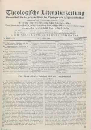 97-104 Der Herrenbruder Jakobus und der Jakobusbrief