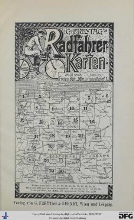 G. Freytag's Radfahrer-Karten.