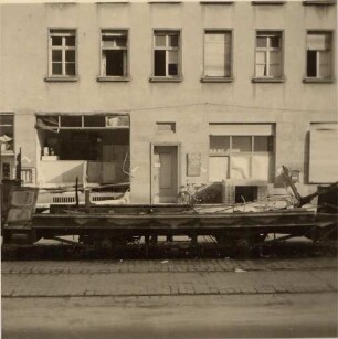 Zerstörungen Zweiter Weltkrieg - Stadtgebiet. Karlstraße