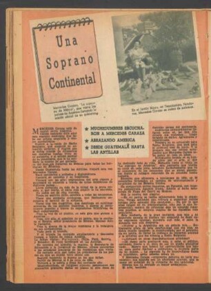 Una soprana continental