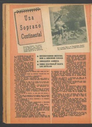 Una soprana continental