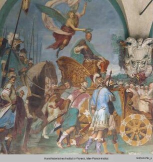 Der triumphale Einzug Cosimo I. in Siena - Fasti Medicei