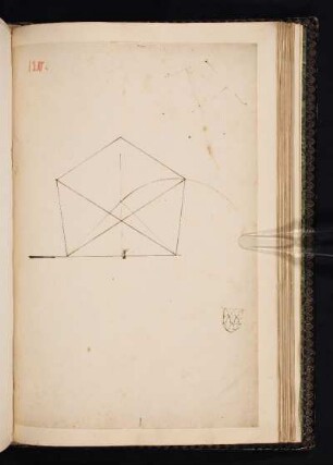 Geometrische Figur mit unidentifiziertem Wappen