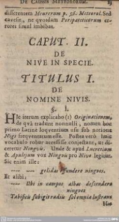 TITULUS I. DE NOMINE NIVIS.