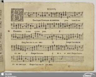 XXIIII. Benedicam Dominum in omni tempore