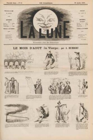 Le mois d'aout (la Vierge), par A. Humbert
