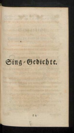 Sing-Gedichte