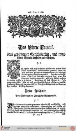 Das Vierte Kapitul