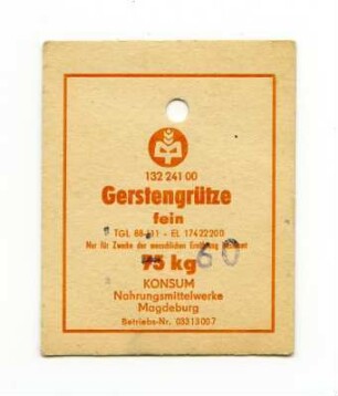 KONSUM Nahrungsmittelwerke Magdeburg