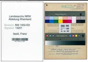 Entnazifizierung Franz Isack, geb. 02.12.1920 (Lehrer)