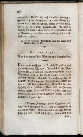 Drittes Kapitel. Von den venerischen Warzen und Auswüchsen.