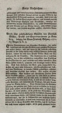 Briefe über unbedachtsame Gelübde.