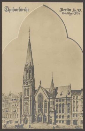Ansichtskarte Tabor-Kirche, Görlitzer Ufer