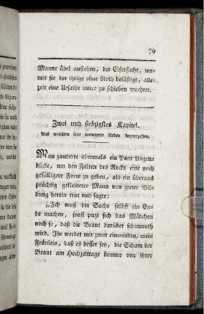Zwei und siebzigstes Kapitel.