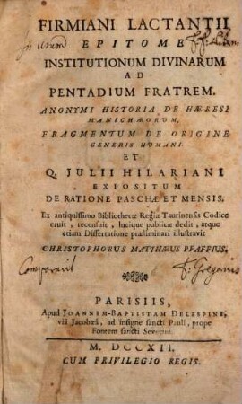 Epitome institutionum divinarum