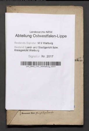 Erblasser: Brenneke, Anna Maria: