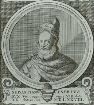 Bildnis des 86. Dogen von Venedig und Kriegsmannes Sebastiano Venieri