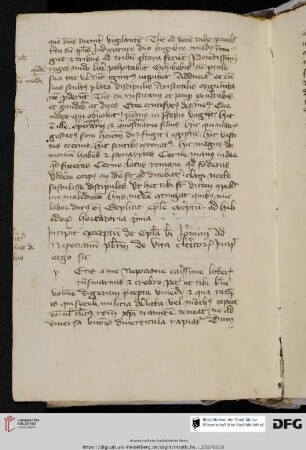Aus Hieronymus, Epistola ad Nepotianum presbyterum
