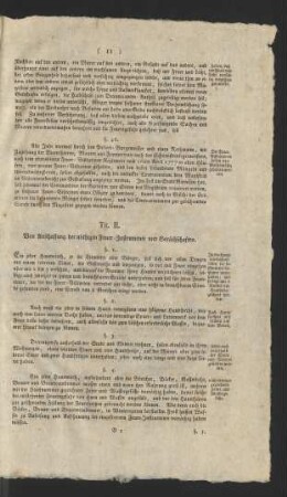 Tit. II. Von Abschaffung der nöthigen Feuer-Instrumente und Geräthschaften