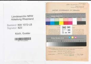 Entnazifizierung Gustav Koch , geb. 03.02.1895 (Friseur)