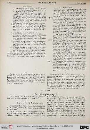 Zur Richtigstellung, II