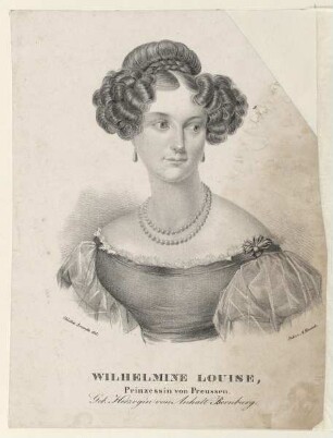 Bildnis der Wilhelmine Louise Prinzessin Brandenburg-Preußen