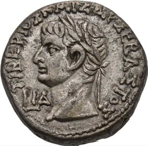 Tiberius (14-37 n. Chr.): Alexandria / Ägypten, 27/28 n. Chr. – Tetradrachme