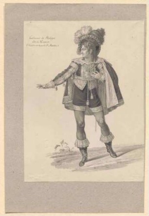 Kostümbilder zu "Der Vampyr", Oper von Heinrich August Marschner