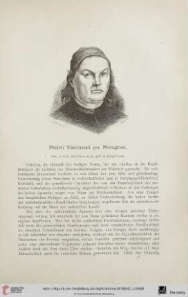 2: Pietro Vannucci gen. Perugino : geb. in Città della Pieve 1446, gest. in Perugia 1524