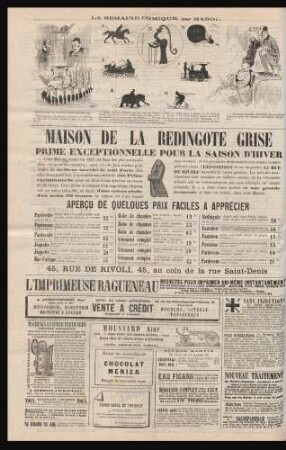 La semaine comique, par Hadol