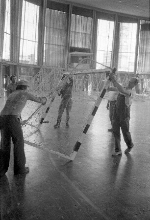 Hallenhandball-Heimspiel des Turn- und Sportvereins TSV Rintheim 1896 e.V. gegen TuS Hofweier in der Schwarzwaldhalle