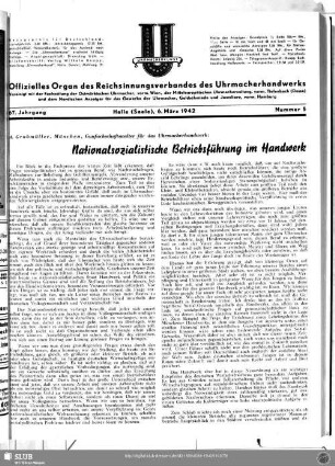 Nationalsozialistische Betriebsführung im Handwerk