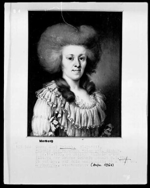 Bildnisse von Mitgliedern der Familie Grimm — Bildnisse von Dorothea und Philipp Wilhelm Grimm — Bildnis der Dorothea Grimm, geborene Zimmer