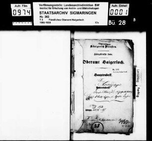 Dienstakten der Rechtspraktikanten Eger, Walk, Eicheler, Schießle und Dopfer