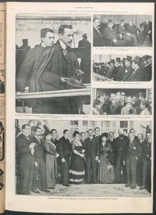 El minisro de relaciones exteriores del Brasil, doctor Lauro Müller en el Río de la Plata [Fotografías]