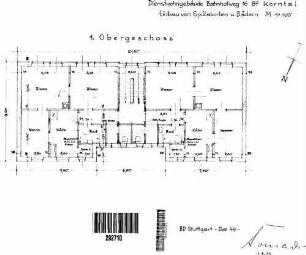 Korntal: Dienstwohngeb. Bahnhofweg 16, Einbau von Spülaborten und Bädern Nebengeb.