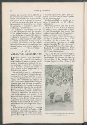 Volcanes submarinos.