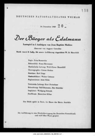 Der Bürger als Edelmann