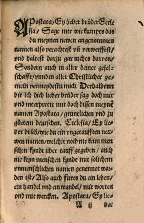 Ein schöner vnd lieblicher Dialogus, vonn denn Breuchen vnnd Ceremonien der Kirche[n], Vn[d] sonderlich von der H. Meß, vn[d] wahr die her komme