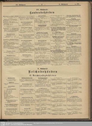 IV. Abschnitt. Landesbehörden