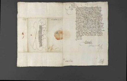 Maximilian II. empfiehlt den nach Hause zurückkehrenden Berthold von Massenbach.
