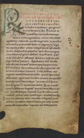 Moralia, pars prima, lib. I-V