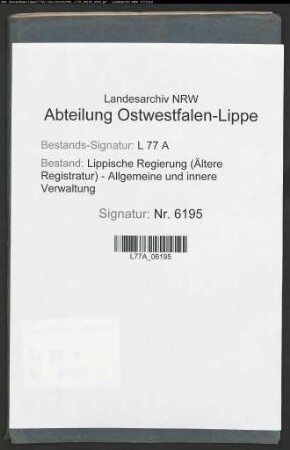 Blattern im Amt Hohenhausen