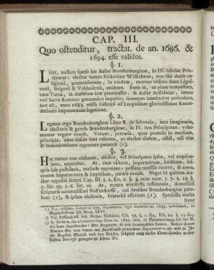 Cap. III. Quo ostenditur, tract. de an. 1686. & 1694. esse validos.