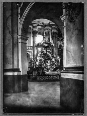 Wallfahrtskirche Vierzehnheiligen bei Bad Staffelstein, Inneres, Altar