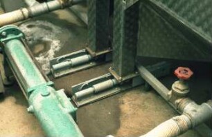 Fotografie: Fütterungstechnik, Mastschwein, Flüssigfütterungsanlage, Mischbehälter, Wiegetechnik