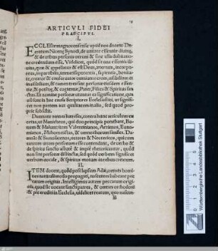 Articuli fidei praecipui