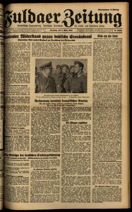 Ausgabe vom Dienstag, den 05. März 1940.